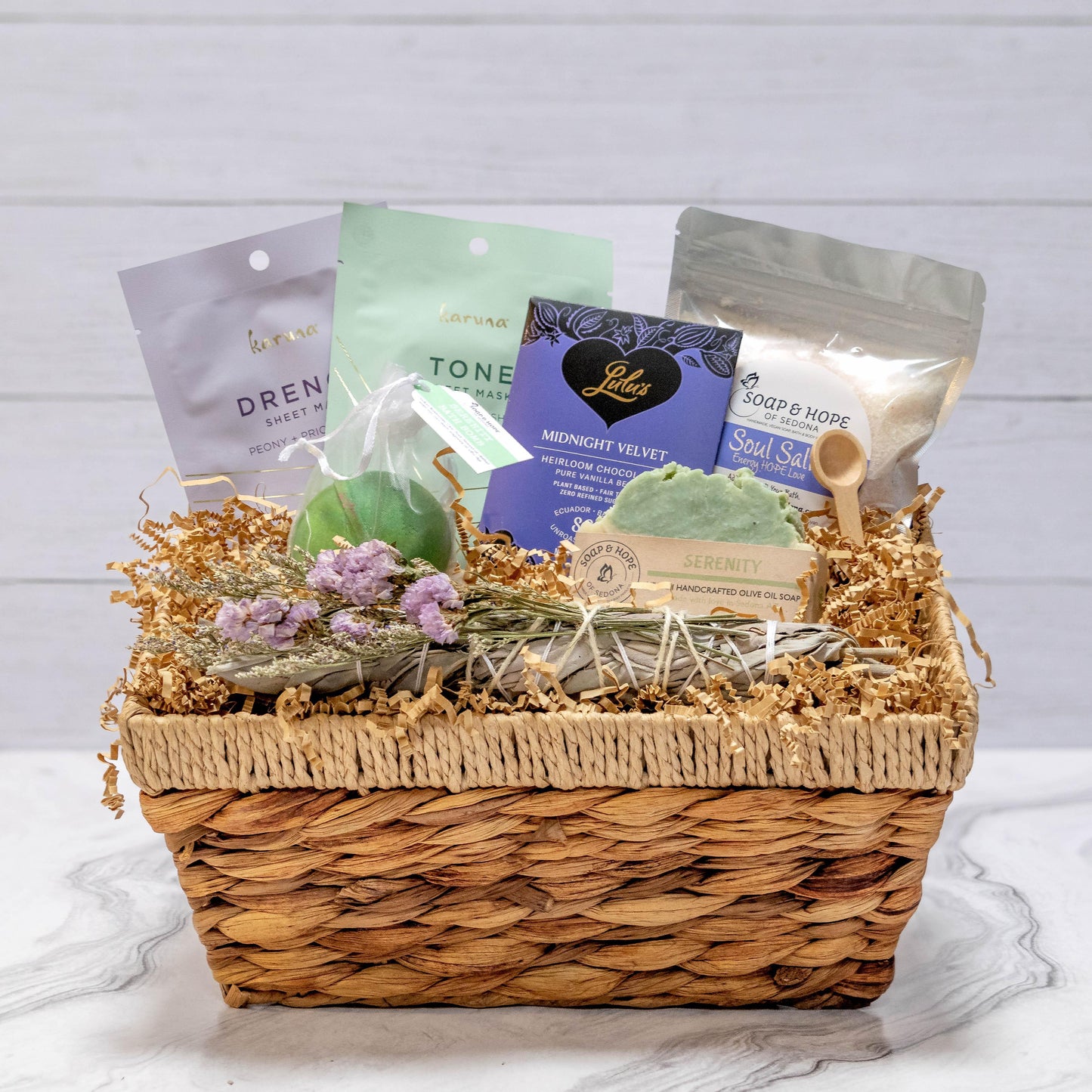 Sedona Serenity Spa Day Basket - Vacation Delivery Service - Bundle