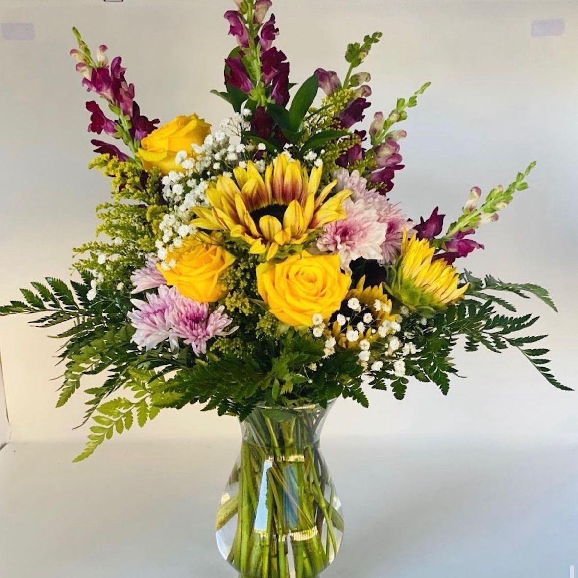 Open Fields Flower Bouquet - Vacation Delivery Service - Flowers